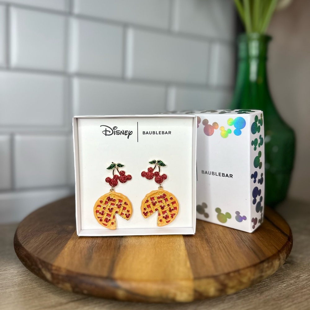 Disney x BaubleBar Cherry Pie Dangling Earrings